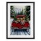 Stupell Industries Golden Pups Christmas Truck Framed Print Under Glass, design by Petal Prints Design